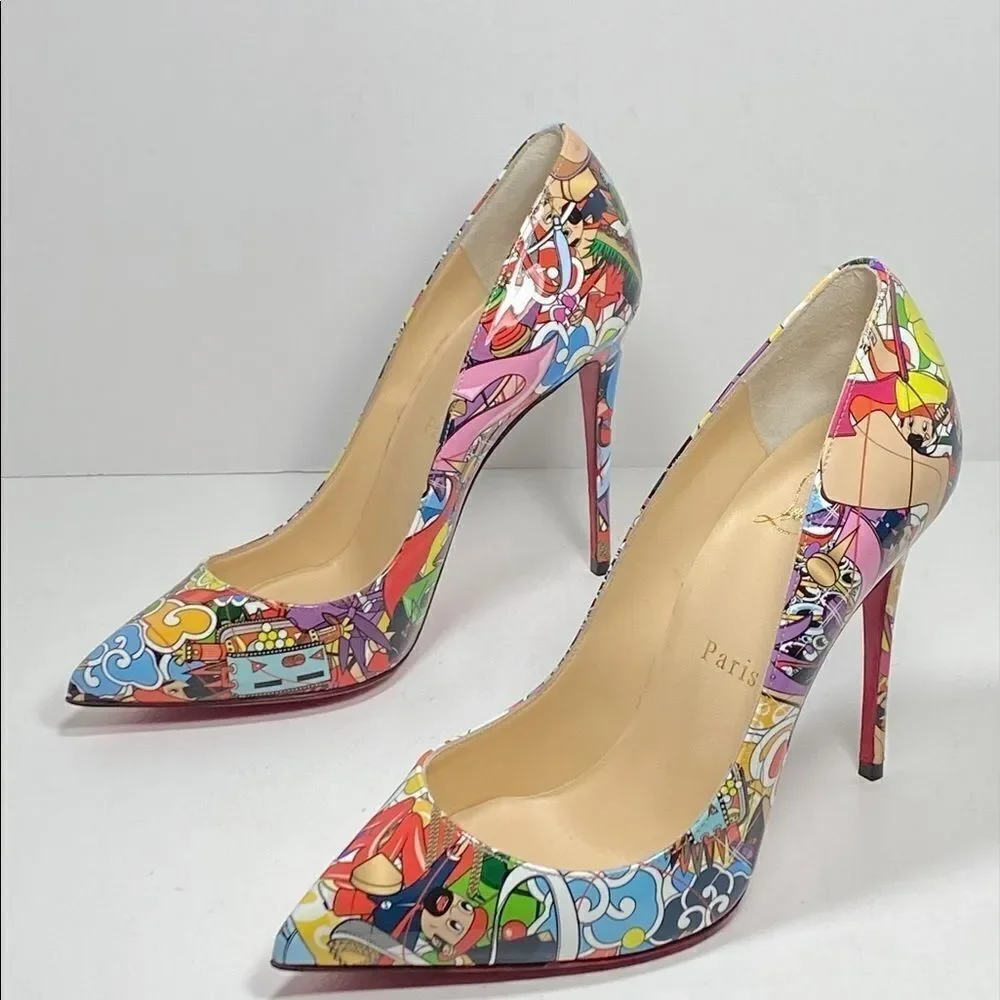 Christian Louboutin Pigalle Follies Print Pumps